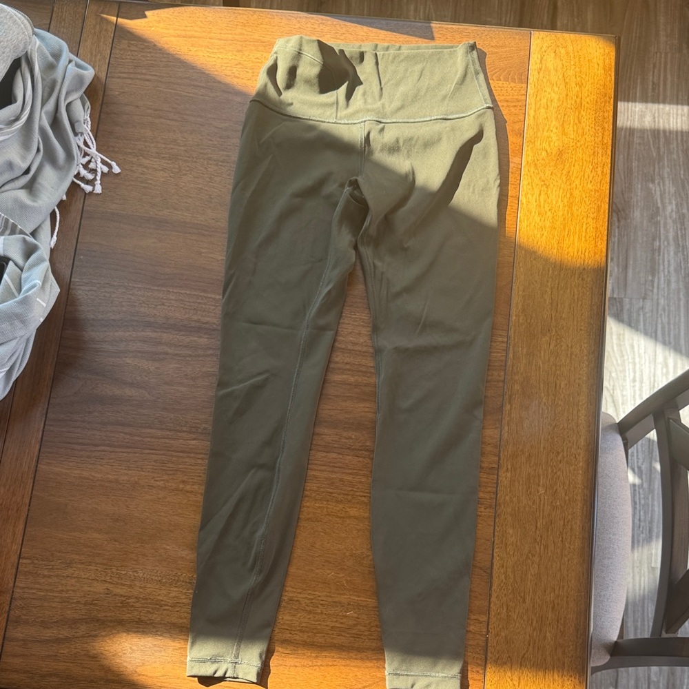 lululemon athletica Olive Green Leggings